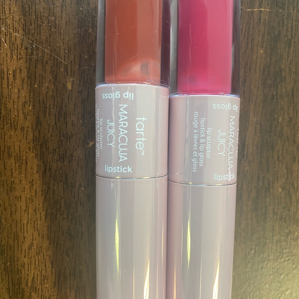 Tarte Maracuja Juicy Lipstick Set - Coral and Fuchsia